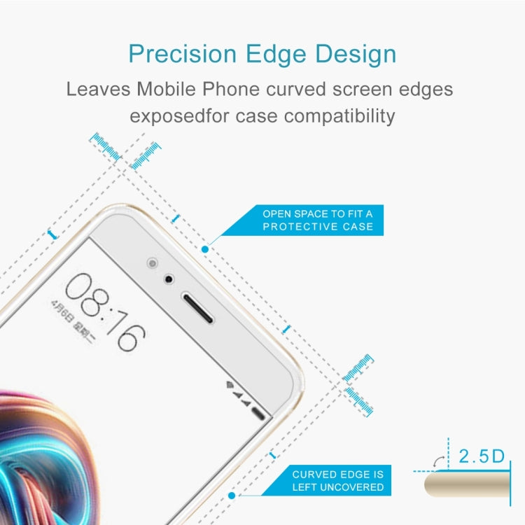 For Xiaomi Mi 5X / A1 0.26mm 9H Surface Hardness 2.5D Explosion-proof Full Screen Tempered Glass Screen Film, For Mi 5X (1 PCS)