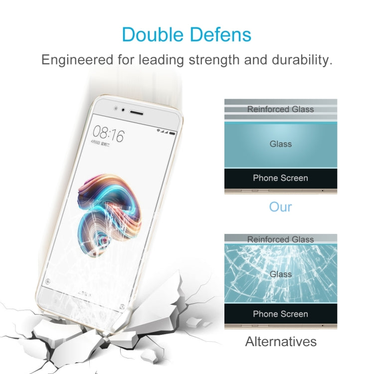 For Xiaomi Mi 5X / A1 0.26mm 9H Surface Hardness 2.5D Explosion-proof Full Screen Tempered Glass Screen Film, For Mi 5X (1 PCS)
