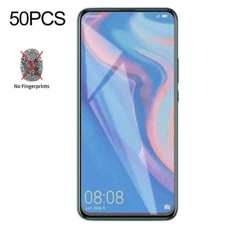 50 PCS Non-Full Matte Frosted Tempered Glass Film for Huawei Y9 Prime(2019) / P Smart Z, No Retail Package, For Huawei Y9 Prime(2019) / P Smart Z (50 PCS)