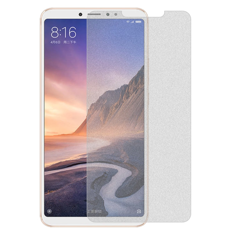 Non-Full Matte Frosted Tempered Glass Film for Xiaomi Mi Max 3, For Xiaomi Mi Max 3 (1 PC)