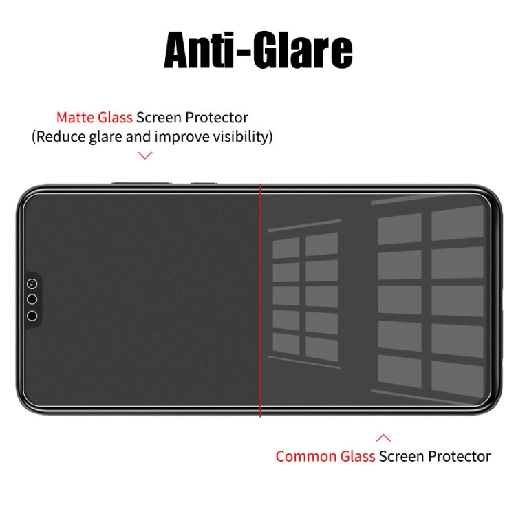 Non-Full Matte Frosted Tempered Glass Film for Xiaomi Redmi Note 6 Pro, For Xiaomi Redmi Note 6 Pro (1 PC)