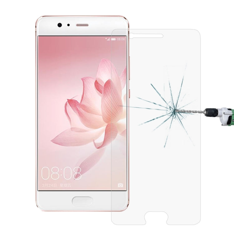 For Huawei P10 Plus 0.26mm 9H Surface Hardness Explosion-proof Non-full Screen Tempered Glass Screen Film, For P10 Plus