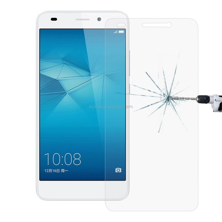 For Huawei Honor 5c 0.26mm 9H Surface Hardness Explosion-proof Non-full Screen Tempered Glass Screen Film, For Honor 5c