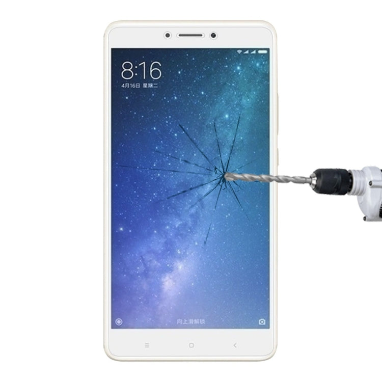 For Xiaomi Mi Max 2 0.3mm 9H Surface Hardness 2.5D Explosion-proof Non-full Screen Tempered Glass Screen Film, For Mi Max 2