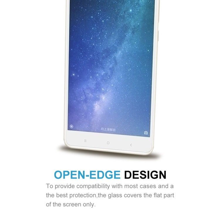 For Xiaomi Mi Max 2 0.3mm 9H Surface Hardness 2.5D Explosion-proof Non-full Screen Tempered Glass Screen Film, For Mi Max 2