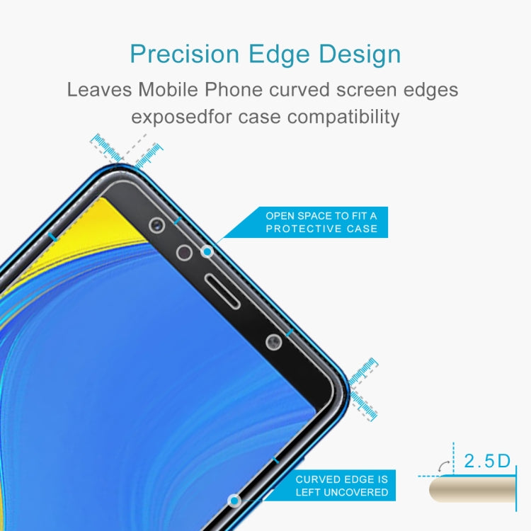 0.26mm 9H 2.5D Tempered Glass Film for Galaxy A7 (2018), For Galaxy A7 (2018)