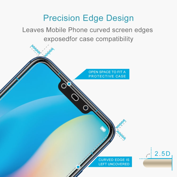 50 PCS 0.26mm 9H 2.5D Tempered Glass Film for Huawei Mate 20 lite, No Retail Package, For Mate 20 lite