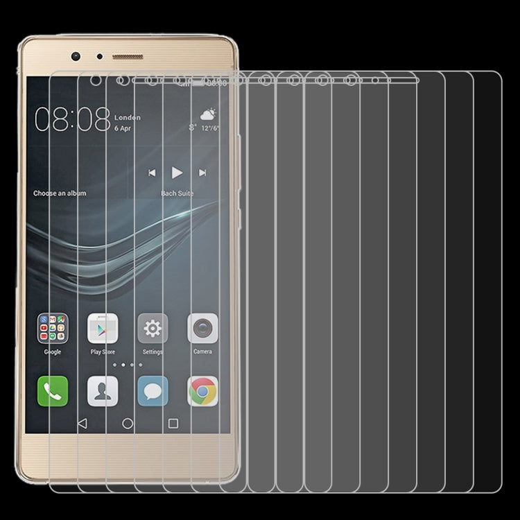 50 PCS 0.26mm 9H 2.5D Tempered Glass Film for Huawei P9 lite, No Retail Package, For P9 lite