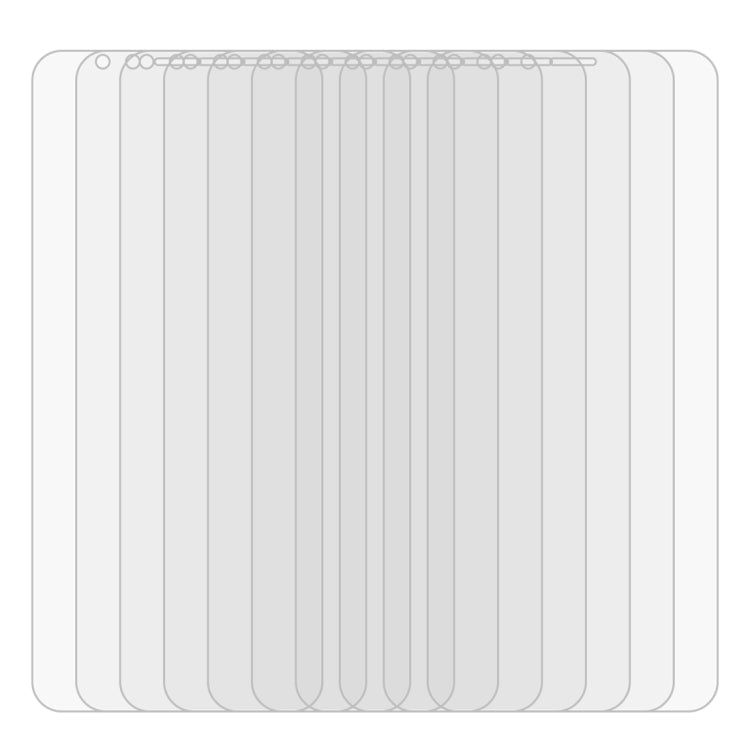 50 PCS 0.26mm 9H 2.5D Tempered Glass Film for Huawei Y6 2018, No Retail Package, For Y6 2018
