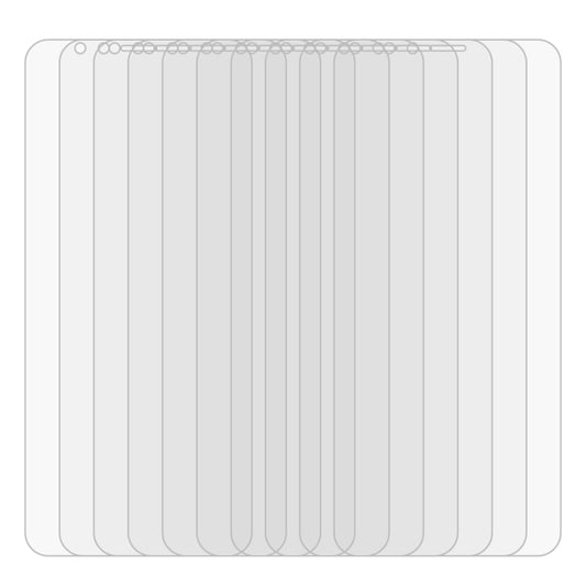 50 PCS 0.26mm 9H 2.5D Tempered Glass Film for Huawei Y6 2018, No Retail Package