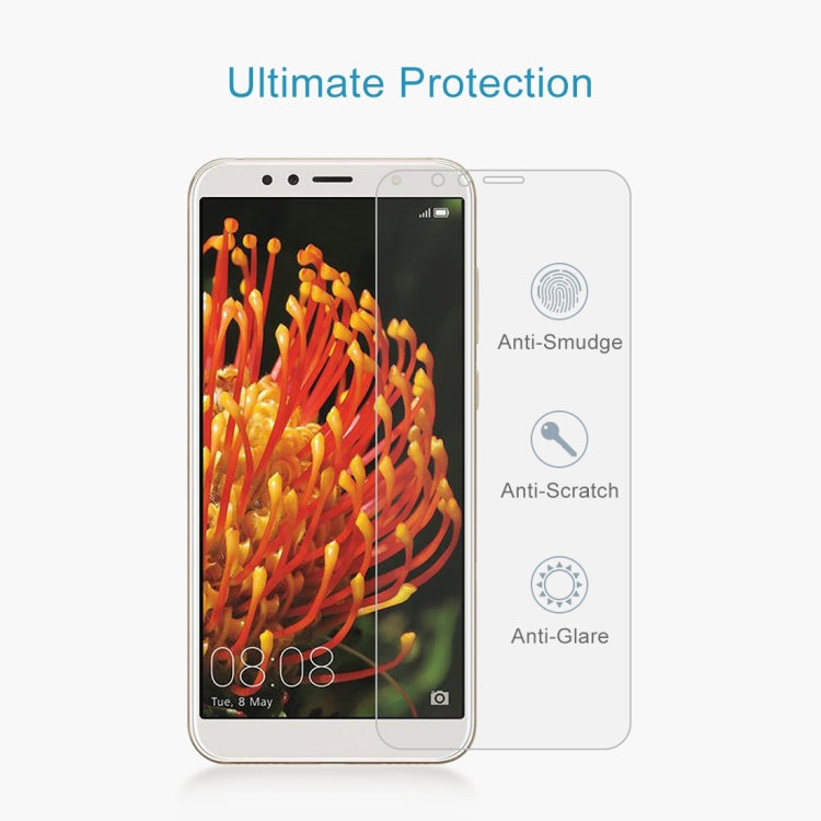50 PCS 0.26mm 9H 2.5D Tempered Glass Film for Huawei Y6 2018, No Retail Package, For Y6 2018