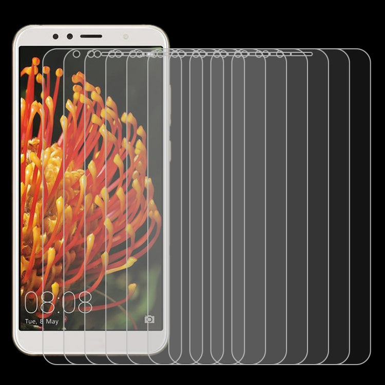 50 PCS 0.26mm 9H 2.5D Tempered Glass Film for Huawei Y6 2018, No Retail Package, For Y6 2018