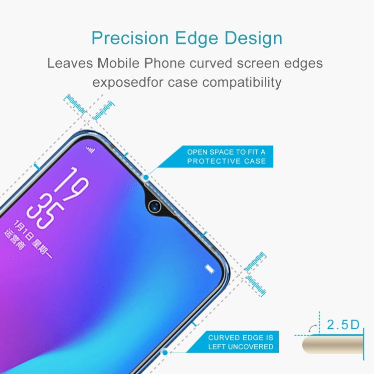 0.26mm 9H 2.5D Tempered Glass Film for OPPO R17 & R17 Pro, For R17(1 PC)