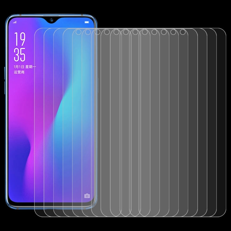 100 PCS 0.26mm 9H 2.5D Tempered Glass Film for OPPO R17 & R17 Pro, For R17(100 PCS)