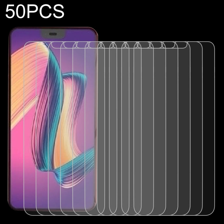 50 PCS 0.26mm 9H 2.5D Tempered Glass Film for Huawei Honor 9X / 9X Pro, No Retail Package, For Honor 9X