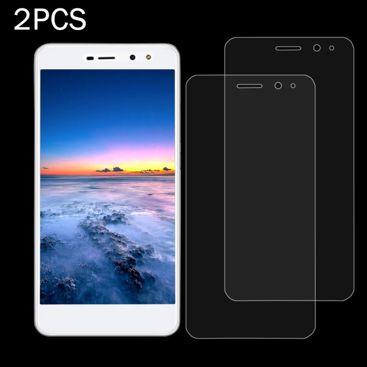 2 PCS for  Huawei Y5 2017 0.3mm 9H Surface Hardness 2.5D Explosion-proof Full Screen Tempered Glass Screen Film, For Y5 2017 (2 PCS)