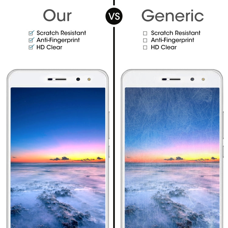 2 PCS for  Huawei Y5 2017 0.3mm 9H Surface Hardness 2.5D Explosion-proof Full Screen Tempered Glass Screen Film, For Y5 2017 (2 PCS)