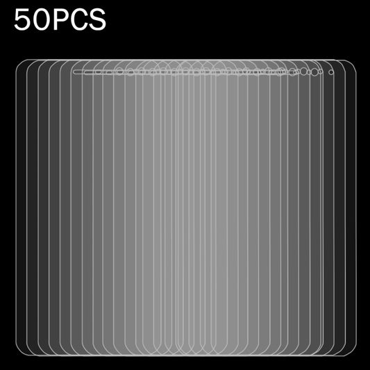 50 PCS for  Huawei Y5 2017 0.3mm 9H Surface Hardness 2.5D Explosion-proof Full Screen Tempered Glass Screen Film, No Retail Package