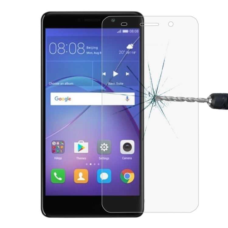 For Huawei Y3 2017 0.3mm 9H Surface Hardness 2.5D Explosion-proof Full Screen Tempered Glass Screen Film, For Y3 2017 (1 PC)