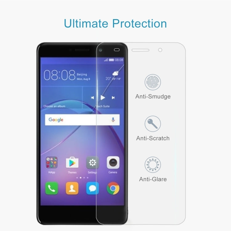 For Huawei Y3 2017 0.3mm 9H Surface Hardness 2.5D Explosion-proof Full Screen Tempered Glass Screen Film, For Y3 2017 (1 PC)