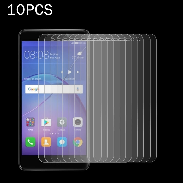 10 PCS for  Huawei Y3 2017 0.3mm 9H Surface Hardness 2.5D Explosion-proof Full Screen Tempered Glass Screen Film, For Y3 2017 (10 PCS)