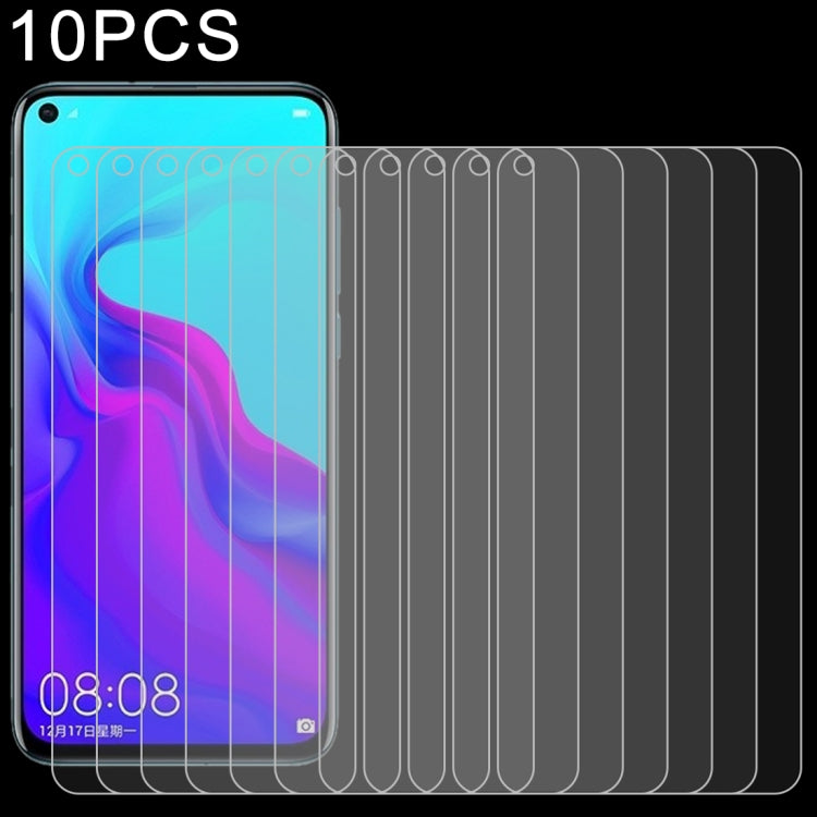 10 PCS 0.26mm 9H 2.5D Explosion-proof Tempered Glass Film for Huawei Nova 4, Huawei Nova 4