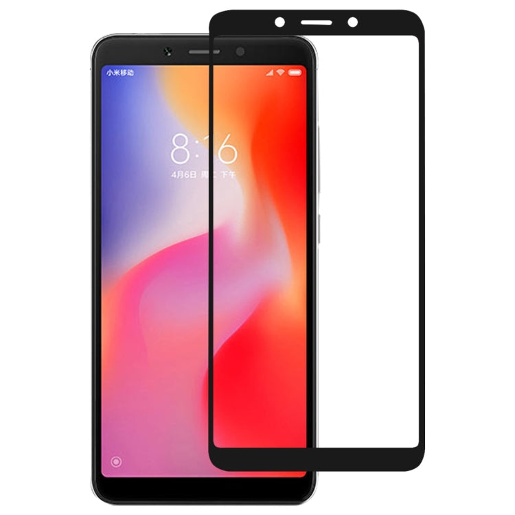 Full Glue Full Cover Screen Protector Tempered Glass film for Xiaomi Redmi 6 & 6A, For Xiaomi Redmi 6 & 6A