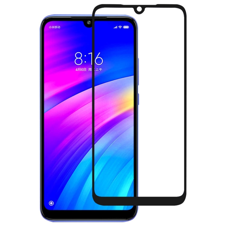 Full Glue Full Cover Screen Protector Tempered Glass film for Xiaomi Redmi 7, For Xiaomi Redmi 7