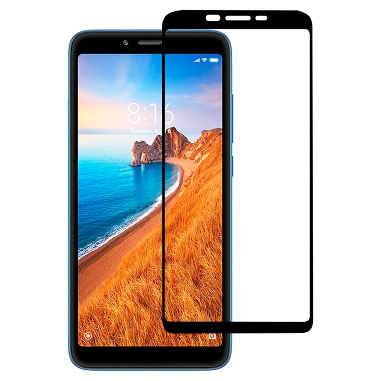 Full Glue Full Cover Screen Protector Tempered Glass film for Xiaomi Redmi 7A, For Xiaomi Redmi 7A