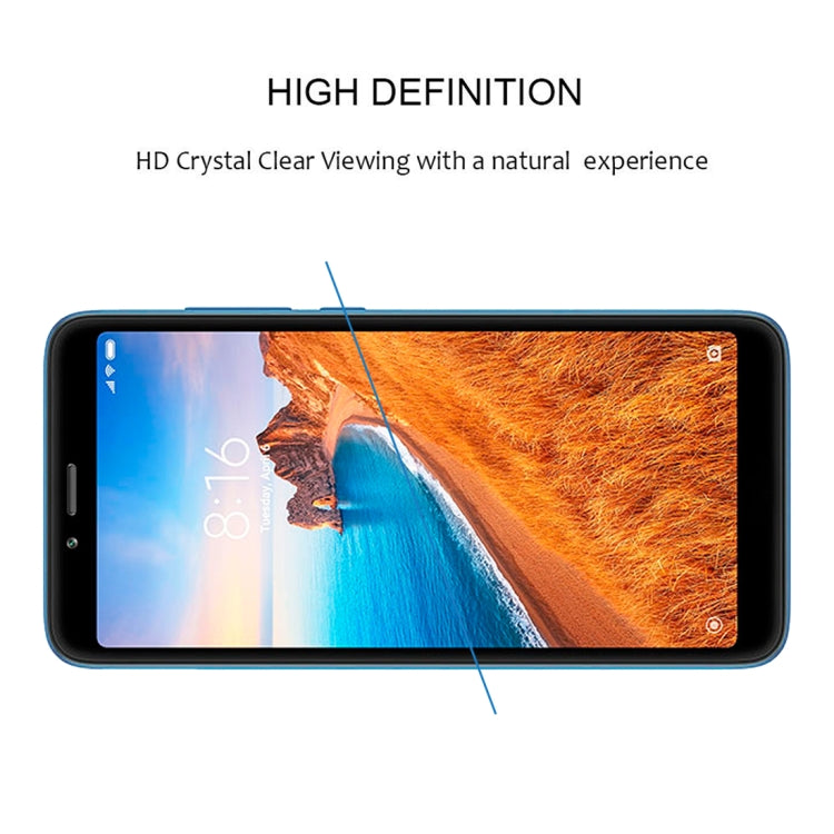 Full Glue Full Cover Screen Protector Tempered Glass film for Xiaomi Redmi 7A, For Xiaomi Redmi 7A