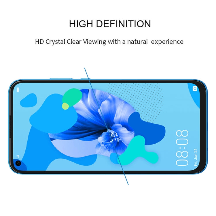 Full Glue Full Cover Screen Protector Tempered Glass film for Huawei Nova 5i, For Huawei Nova 5i