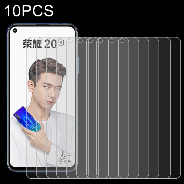 For Huawei Honor 20s 10 PCS 0.26mm 9H 2.5D Tempered Glass Film, For Huawei Honor 20s (10 PCS)