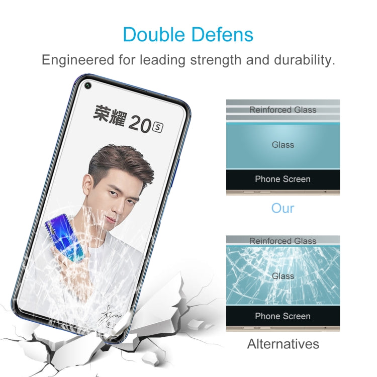 For Huawei Honor 20s 10 PCS 0.26mm 9H 2.5D Tempered Glass Film, For Huawei Honor 20s (10 PCS)