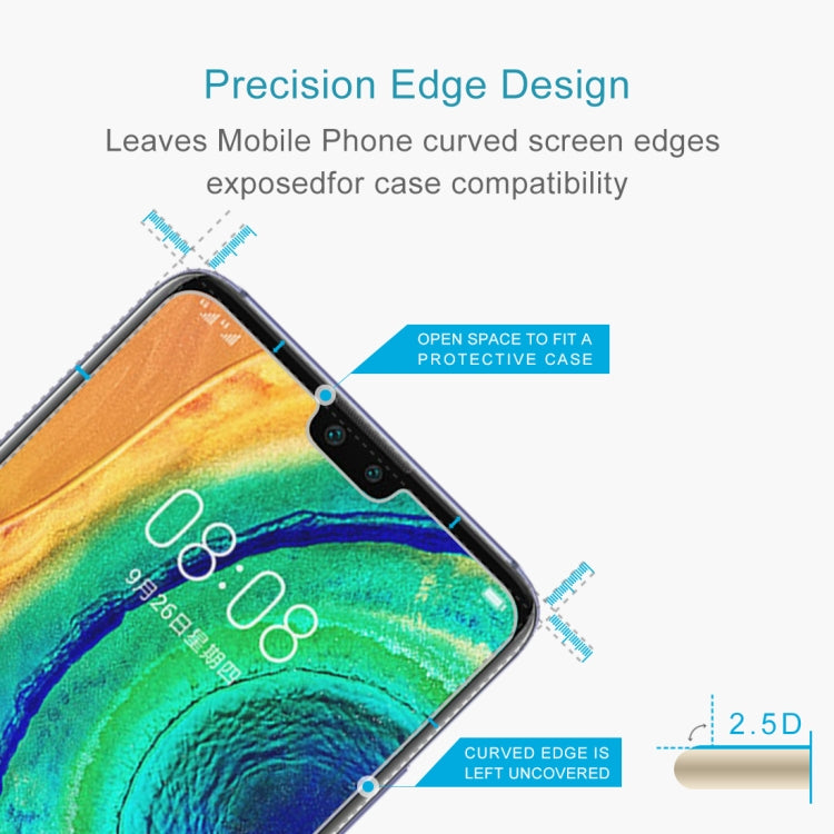 For Huawei Mate 30  50 PCS 0.26mm 9H 2.5D Tempered Glass Film, For Mate 30