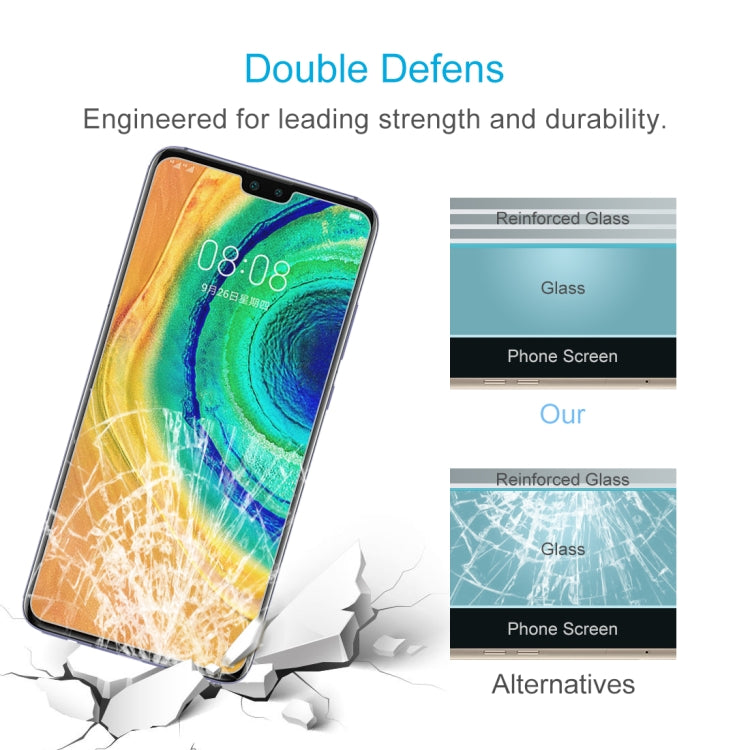 For Huawei Mate 30  50 PCS 0.26mm 9H 2.5D Tempered Glass Film, For Mate 30