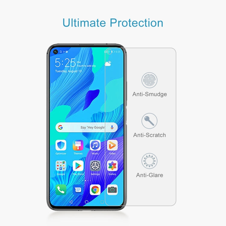 For Huawei Nova 5T 50 PCS 0.26mm 9H 2.5D Tempered Glass Film, For Nova 5T