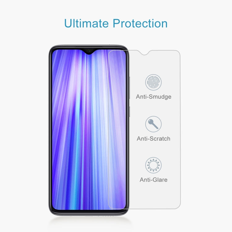 For Xiaomi Redmi Note 8 Pro 50 PCS 0.26mm 9H 2.5D Tempered Glass Film, ForRedmi Note 8 Pro