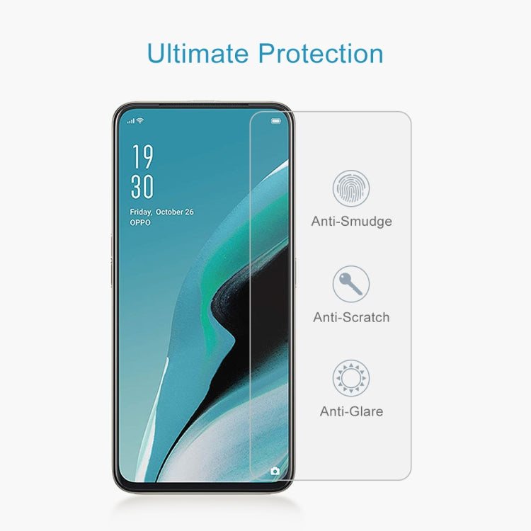 For OPPO Reno 2F 10 PCS 0.26mm 9H 2.5D Tempered Glass Film, For OPPO Reno 2F (10 PCS)