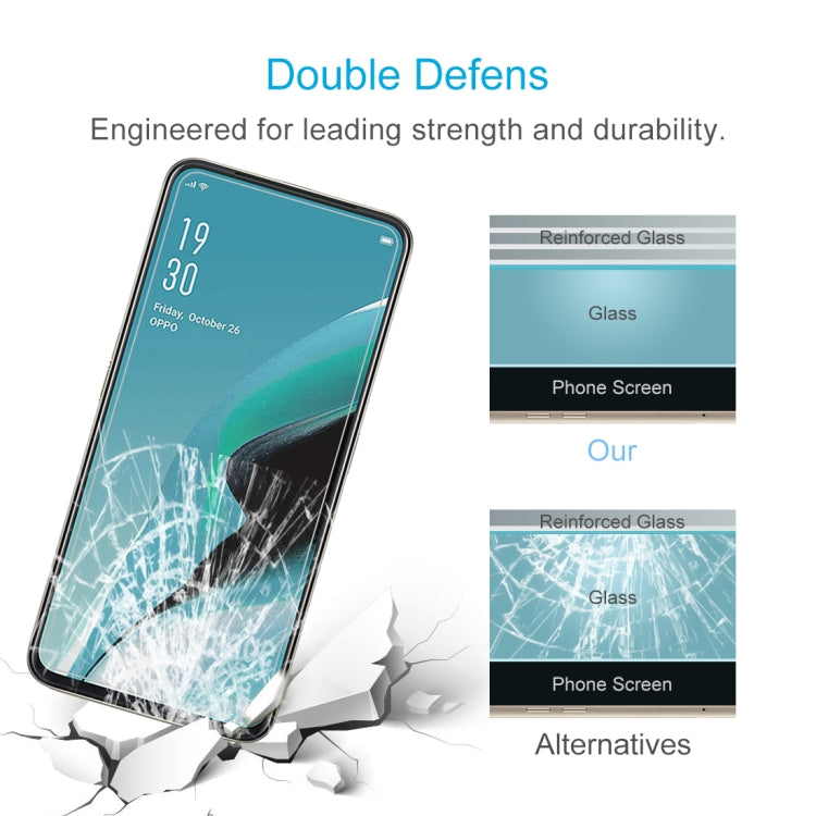 For OPPO Reno 2F 10 PCS 0.26mm 9H 2.5D Tempered Glass Film, For OPPO Reno 2F (10 PCS)