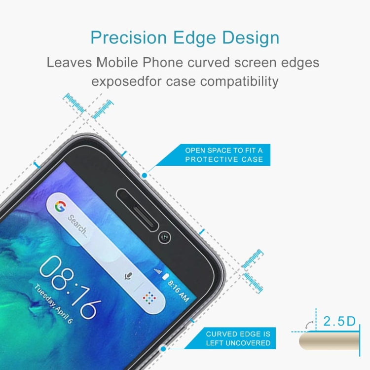 0.26mm 9H 2.5D Tempered Glass Film for Xiaomi Redmi Go, For Redmi Go