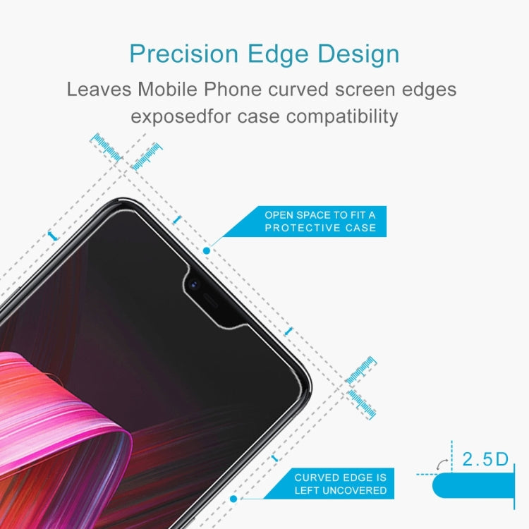 10 PCS 9H 2.5D Tempered Glass Film for OPPO R15 / R15 Pro, OPPO R15(10pcs)