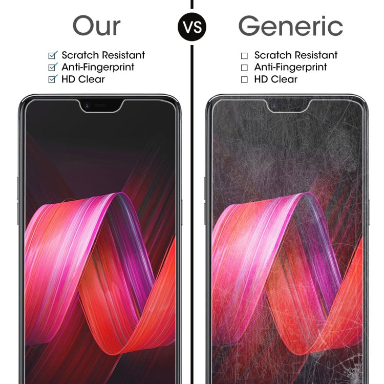 10 PCS 9H 2.5D Tempered Glass Film for OPPO R15 / R15 Pro, OPPO R15(10pcs)