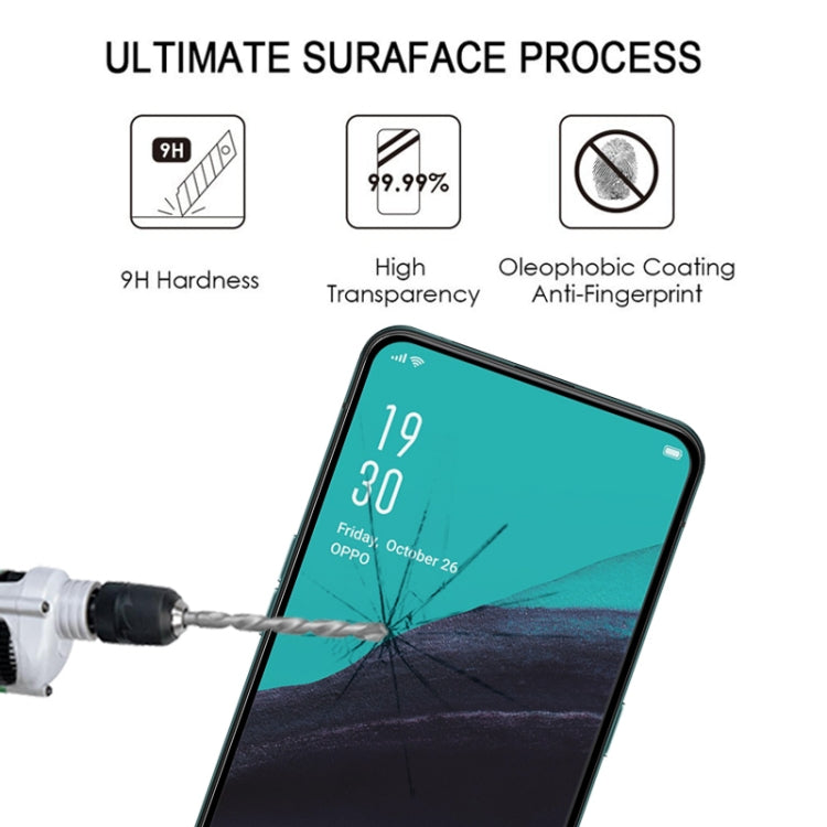 Full Cover Screen Protector Tempered Glass Film for OPPO Reno 2, For OPPO Reno 2