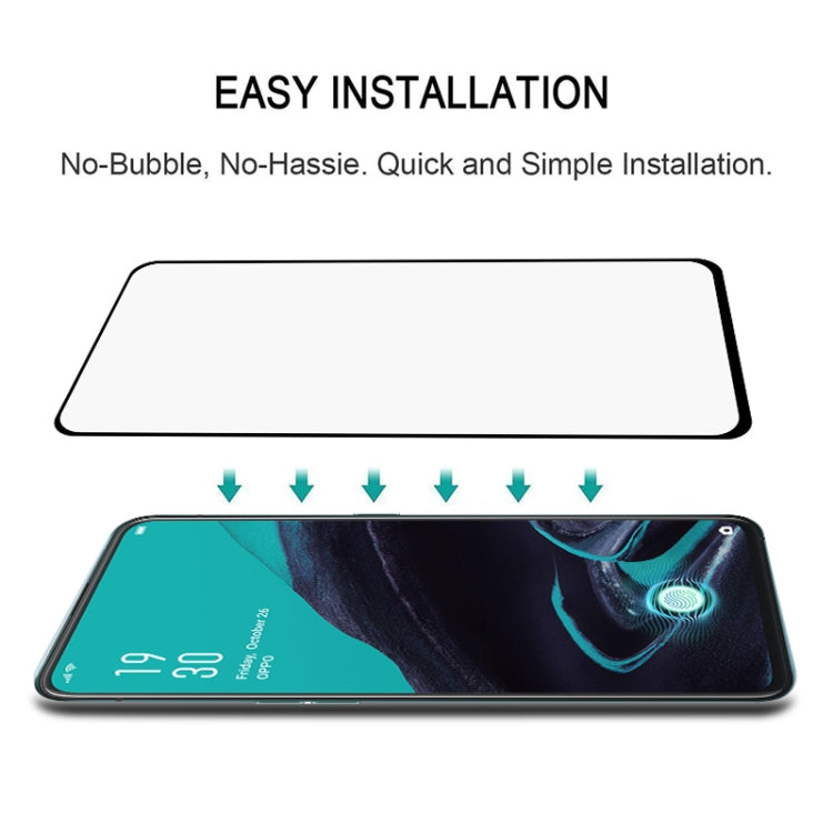 Full Cover Screen Protector Tempered Glass Film for OPPO Reno 2, For OPPO Reno 2