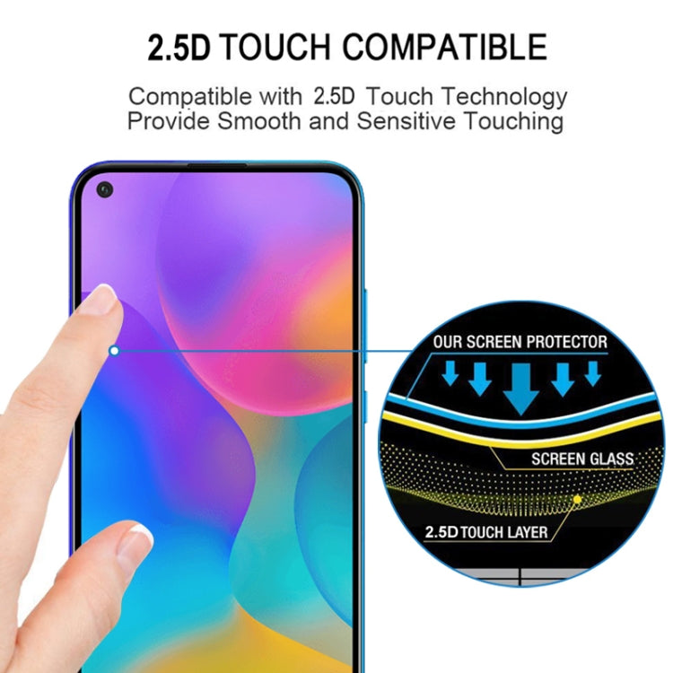 Full Cover Screen Protector Tempered Glass Film for Huawei Honor Play 3, For Huawei Honor Play 3 (1 PC)