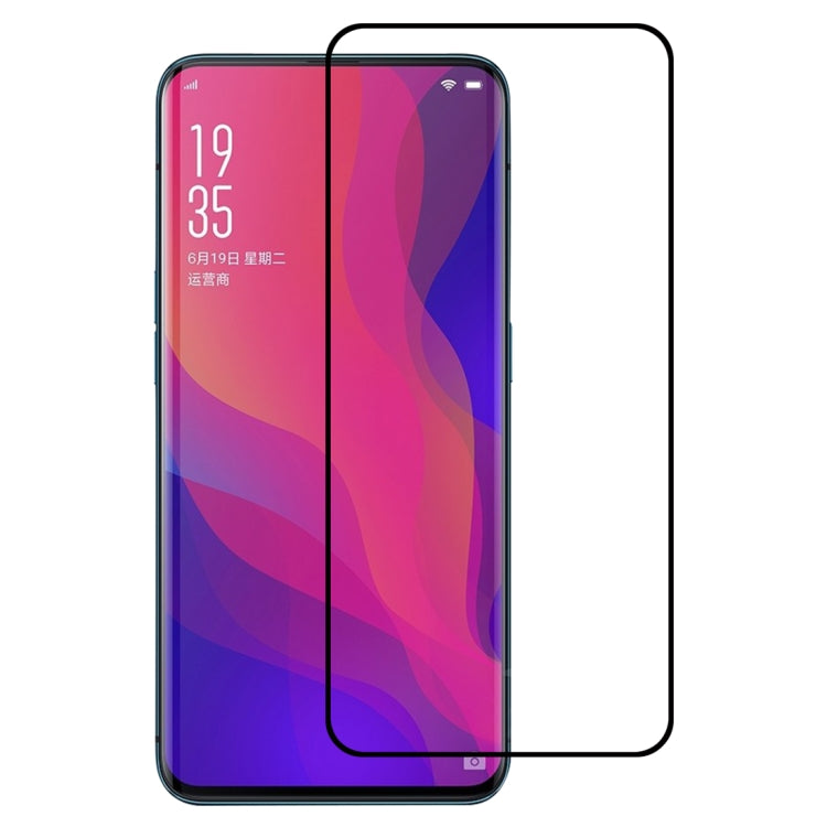 Edge Glue 3D Curved Edge Full Screen Tempered Glass Film For OPPO Find X, For OPPO Find X(1 PC)