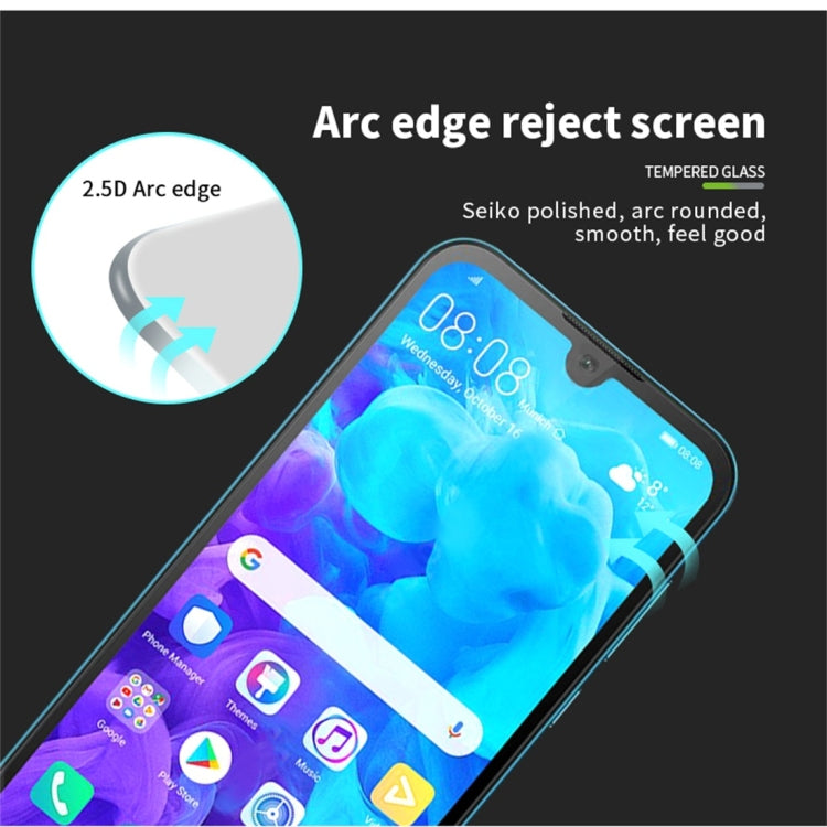 PINWUYO 9H 2.5D Full Screen Tempered Glass Film for Huawei Y5 (2019), For Huawei Y5 (2019)