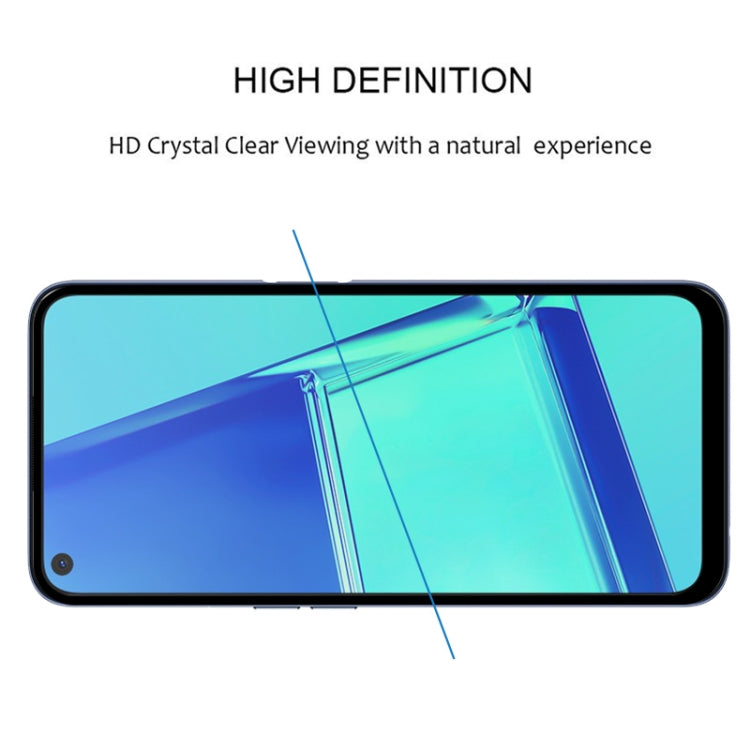 For OPPO A72 9D Full Glue Full Screen Tempered Glass Film, For OPPO A72
