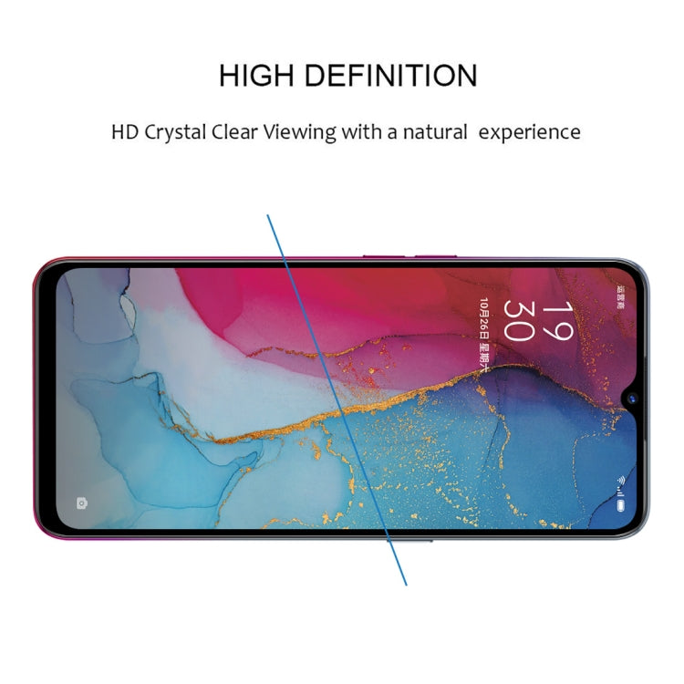 25 PCS For OPPO Reno 3 / Reno3 Youth Full Glue Full Cover Screen Protector Tempered Glass Film, For OPPO Reno 3 (25 PCS)