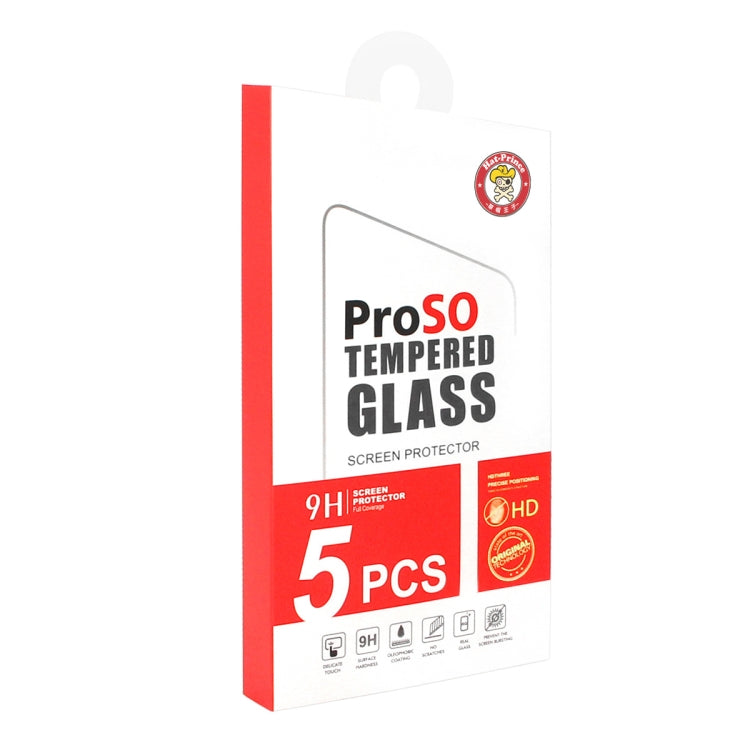 5 PCS ENKAY Hat-Prince 0.26mm 9H Surface Hardness 2.5D Full Screen Covered Tempered Glass Color Screen Film for Xiaomi Mi 8, For Mi 8 (5 PCS)